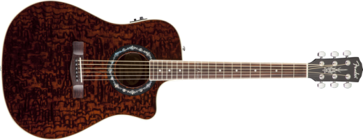 Fender T-Bucket 300CE Acoustic/Electric - Quilt Ash/Transparent